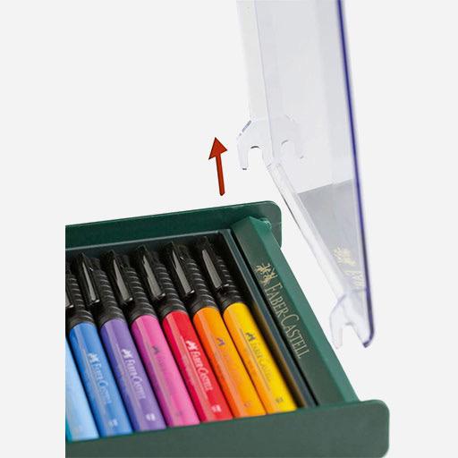 FABER-CASTELL Pitt Brush Pen Pastel Tone Set x 12