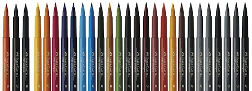 FABER-CASTELL Pitt Brush Pen Warm Grey IV