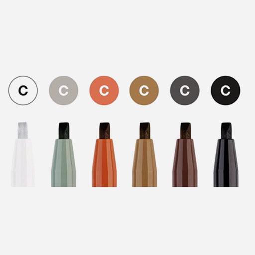 FABER-CASTELL Pitt Calligraphy Pen Set x 6