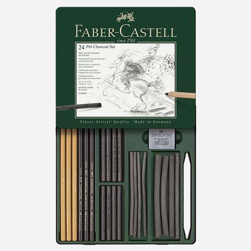 FABER-CASTELL Pitt Charcoal Set x 24