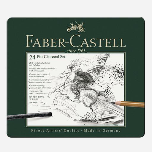 FABER-CASTELL Pitt Charcoal Set x 24