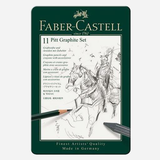 FABER-CASTELL Pitt Monochrome Graphite Set x 11