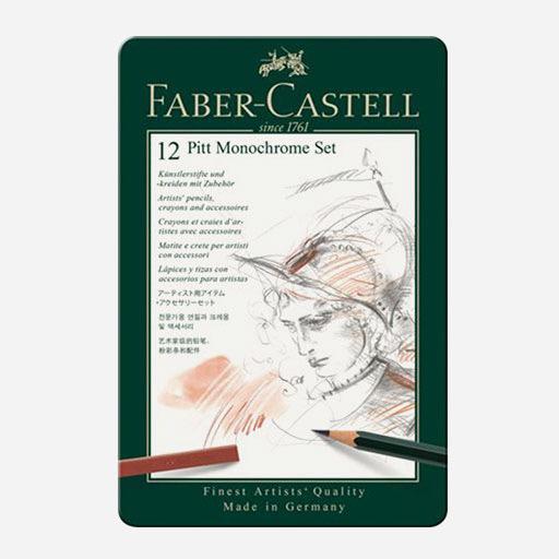 FABER-CASTELL Pitt Monochrome Set x 12