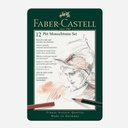 FABER-CASTELL Pitt Monochrome Set x 12