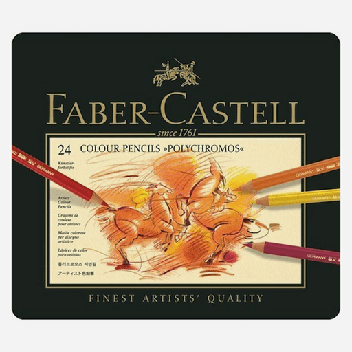 FABER-CASTELL Polychromos Color Pencil Set x 24