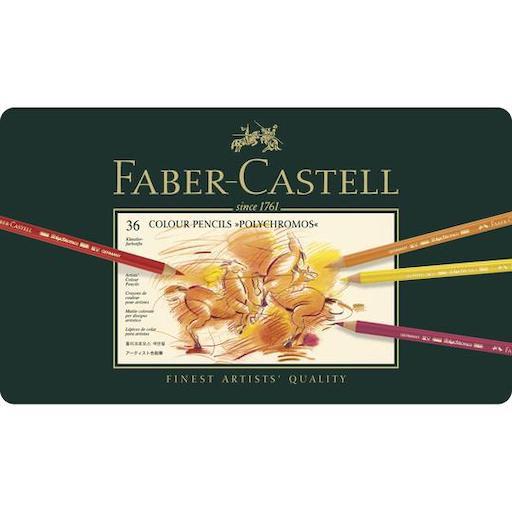 FABER-CASTELL Polychromos Color Pencil Set x 36