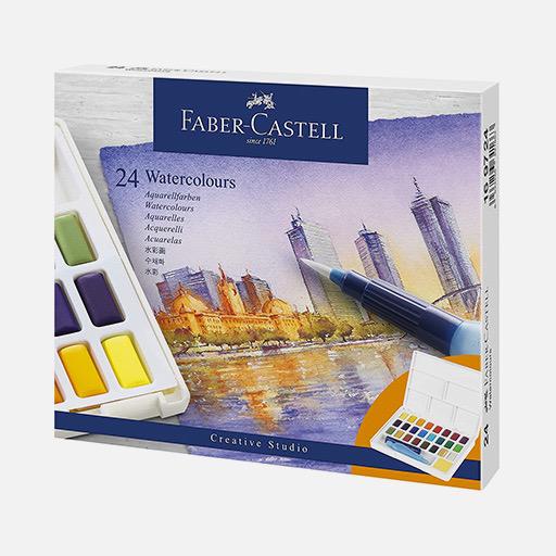 FABER-CASTELL Watercolor Pan Set x 24