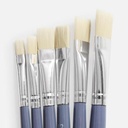 FABER-CASTELL White Nylon Flat Brush 16