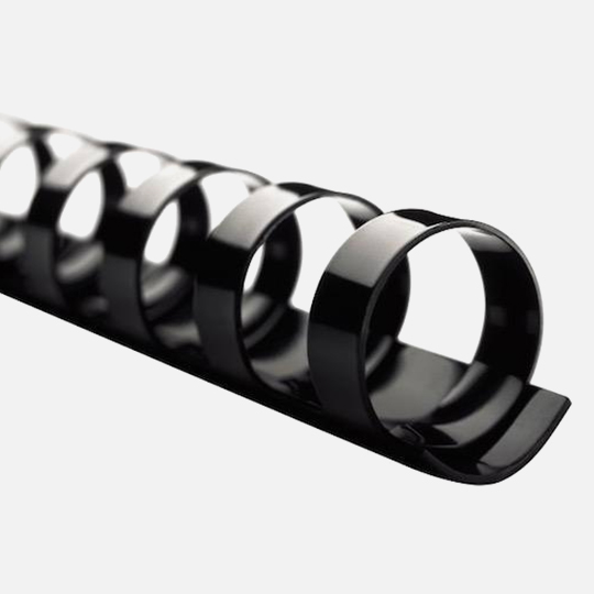 GBC CombBind 145-Sheet Black Plastic Comb 16mm x 100