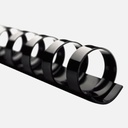 GBC CombBind 165-Sheet Black Plastic Comb 19mm x 100