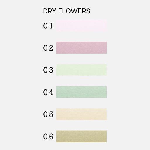 HARU Washi Tape 5cm x 10m Dry Flowers 1