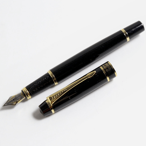 HERO 7032 Black Fountain Pen Metal Case Fude Set