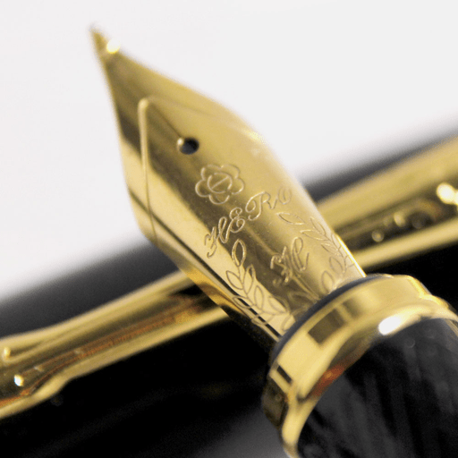 HERO 7032 Black Fountain Pen Metal Case Fude Set