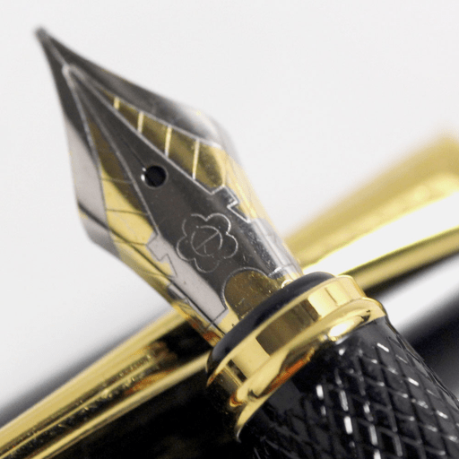 HERO 7032 Black Fountain Pen Metal Case Fude Set