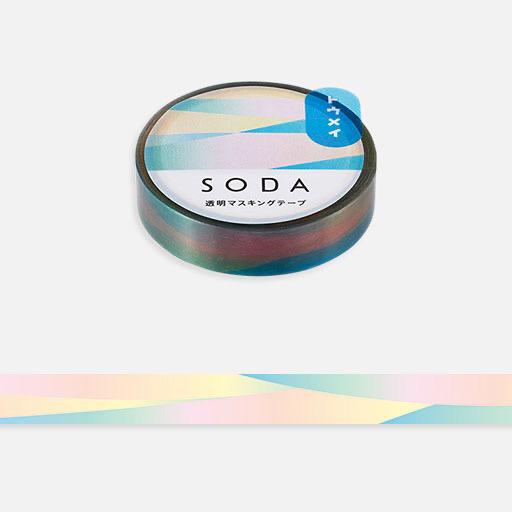 HITOTOKI SODA Transparency Washi Tape 10mm x 5m Aurora