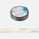 HITOTOKI SODA Transparency Washi Tape 10mm x 5m Aurora