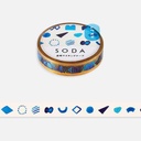 HITOTOKI SODA Transparency Washi Tape 10mm x 5m Emo Sign