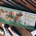 HOLBEIN Acrylic Gouache 20ml Rebecca Green Set x 12