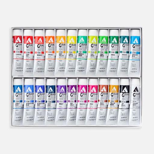 HOLBEIN Acrylic Gouache 20ml Set x 24
