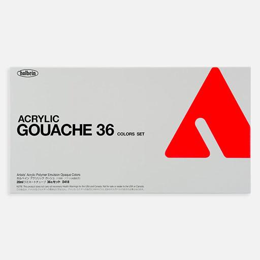 HOLBEIN Acrylic Gouache 20ml Set x 36