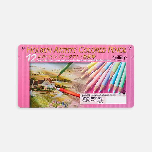 HOLBEIN Artist Color Pencil Pastel Tone Set x 12