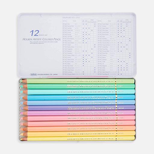 HOLBEIN Artist Color Pencil Pastel Tone Set x 12