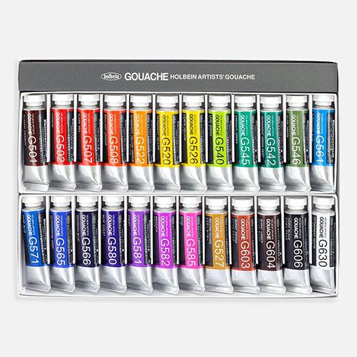 HOLBEIN Artist Gouache 15ml Set x 24
