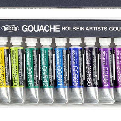 HOLBEIN Artist Gouache 5ml Set x 18