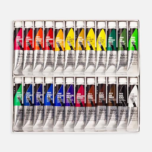 HOLBEIN Artist Heavy Body Acrylic 20ml Set x 24