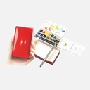 HOLBEIN Artist Watercolor 1/2 Pan Palm Box Set x 12