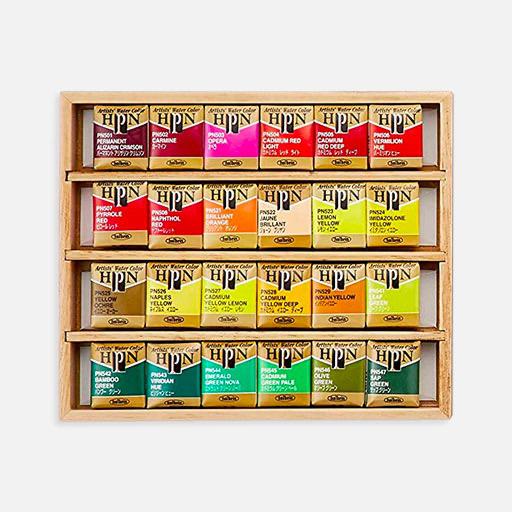 HOLBEIN Artist Watercolor 1/2 Pan Set x 48