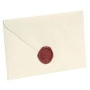 JACQUES HERBIN Engraved Brass Seal Wedding Rings