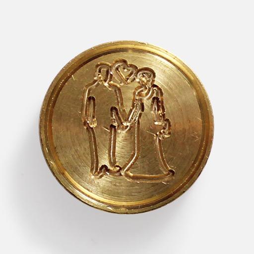 JACQUES HERBIN Engraved Seal Newly Weds
