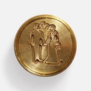 JACQUES HERBIN Engraved Seal Newly Weds