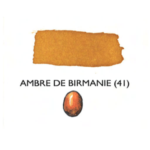 JACQUES HERBIN Fountain Pen Ink 30ml Amber Of Burma (Ambre De Birmanie)