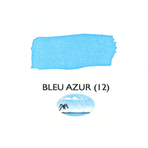 JACQUES HERBIN Fountain Pen Ink 30ml Azure Blue (Bleu Azur)