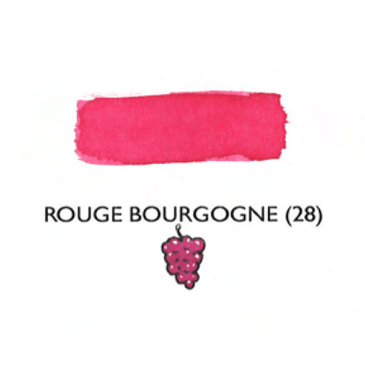 JACQUES HERBIN Fountain Pen Ink 30ml Burgundy Red (Rouge Bourgogne)