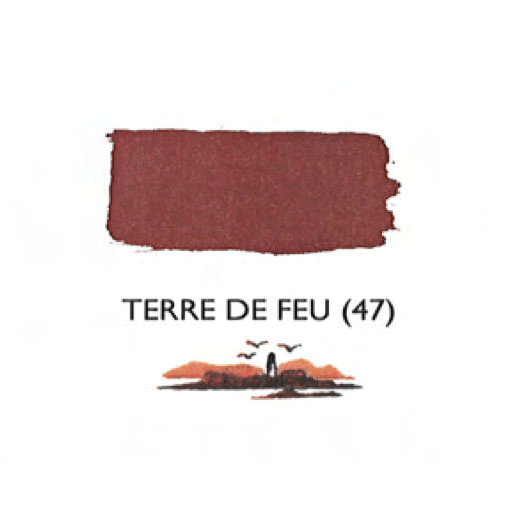 JACQUES HERBIN Fountain Pen Ink 30ml Land of Fire (Terre De Feu)
