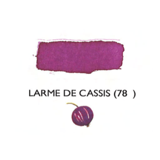 JACQUES HERBIN Fountain Pen Ink 30ml Tears Of Blackcurrant (Larmes De Casis)