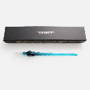 JACQUES HERBIN Round Glass Pen 18cm Emerald