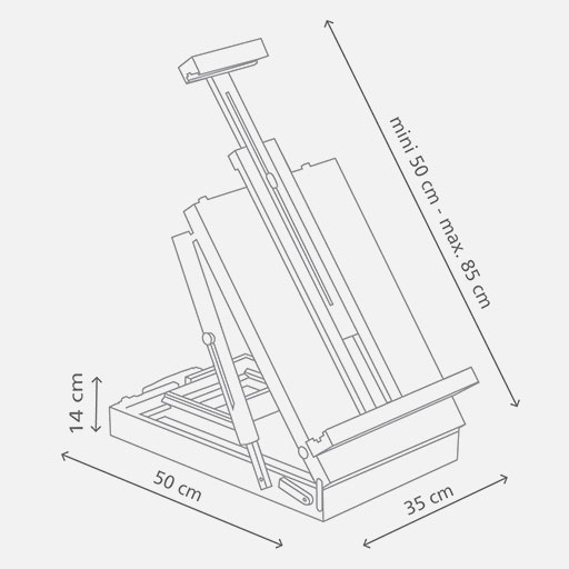 JULLIAN Plein Air Travel Table Easel