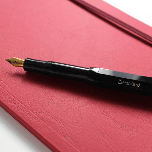 KAWECO Classic Sport Black Fountain Pen Fine