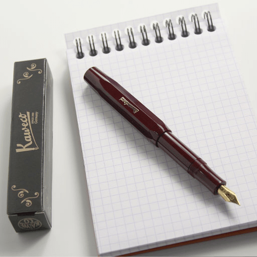 KAWECO Classic Sport Bordeaux Fountain Pen Fine