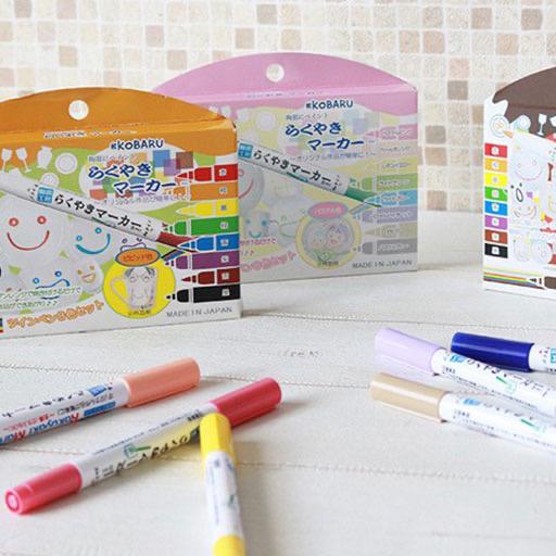 KOBARU Ceramic Permanent Marker Pastel & Vivid Set x 16