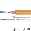 KOH-I-NOOR 1500 Professional Graphite Pencil 3B