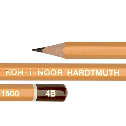 KOH-I-NOOR 1500 Professional Graphite Pencil 4B