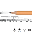 KOH-I-NOOR 1500 Professional Graphite Pencil 4H