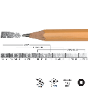 KOH-I-NOOR 1500 Professional Graphite Pencil 6B