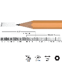 KOH-I-NOOR 1500 Professional Graphite Pencil 7H