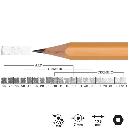 KOH-I-NOOR 1500 Professional Graphite Pencil 9H